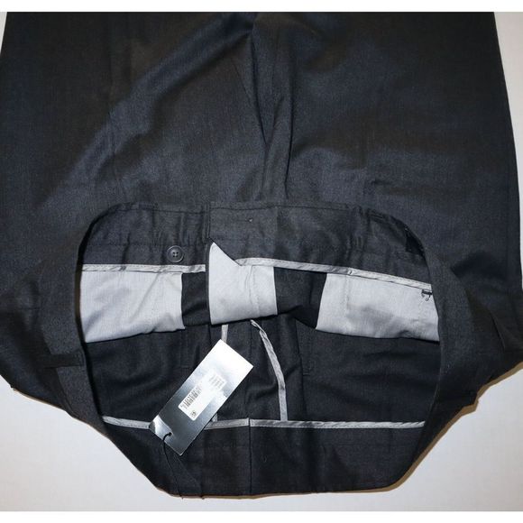 Men's Store Bloomingdale's Sz 38R Gray Wool Stretch Flannel 5-Pocket Pants $178 - Picture 4 of 8